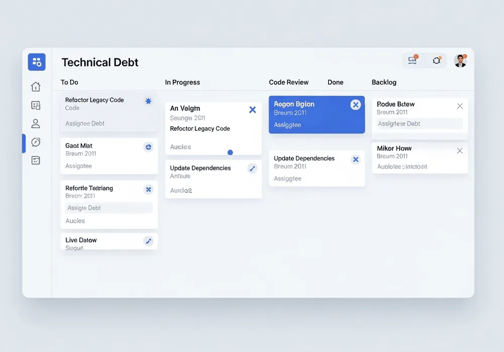 Tech debt management dashboard, an internal AI tool Alex built